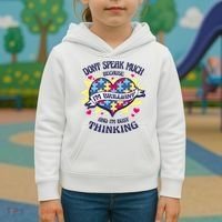 Brilliant Autism Awareness Quote Kids Hoodie thumb 3
