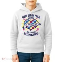 Brilliant Autism Awareness Quote Kids Hoodie thumb 4