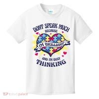 Brilliant Autism Awareness Quote Kids T-Shirt thumb 0