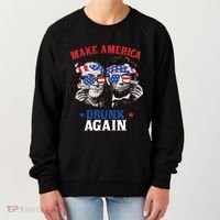 Ben And Abe Make America Drunk Again And Gift Women's Sweatshirt thumb 0
