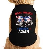 Ben And Abe Make America Drunk Again And Gift Doggie Tank thumb 0