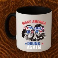 Ben And Abe Make America Drunk Again And Gift Coffee Mug thumb 2