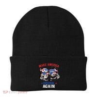 Ben And Abe Make America Drunk Again And Gift Beanie thumb 0