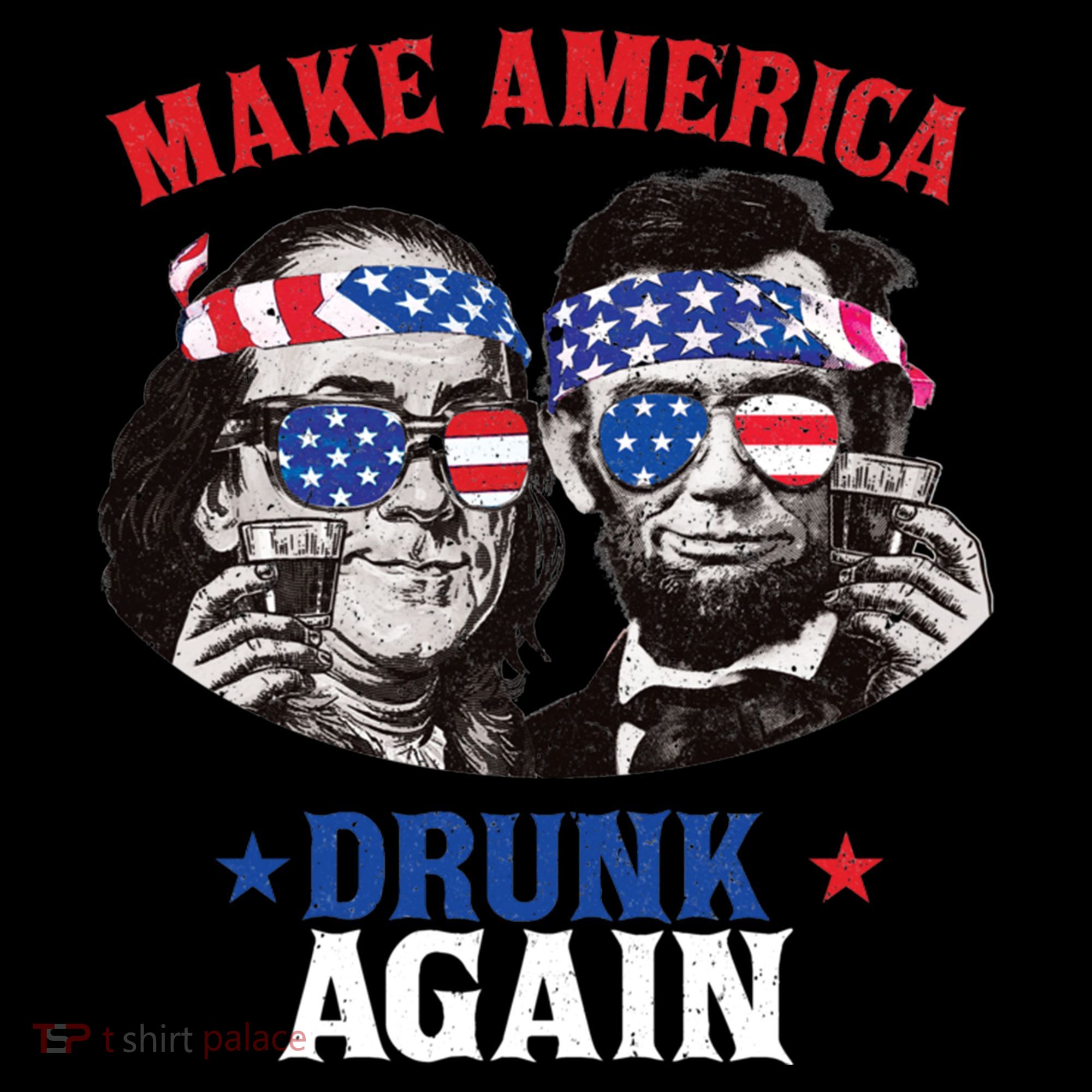 Ben And Abe Make America Drunk Again And Gift Ornament