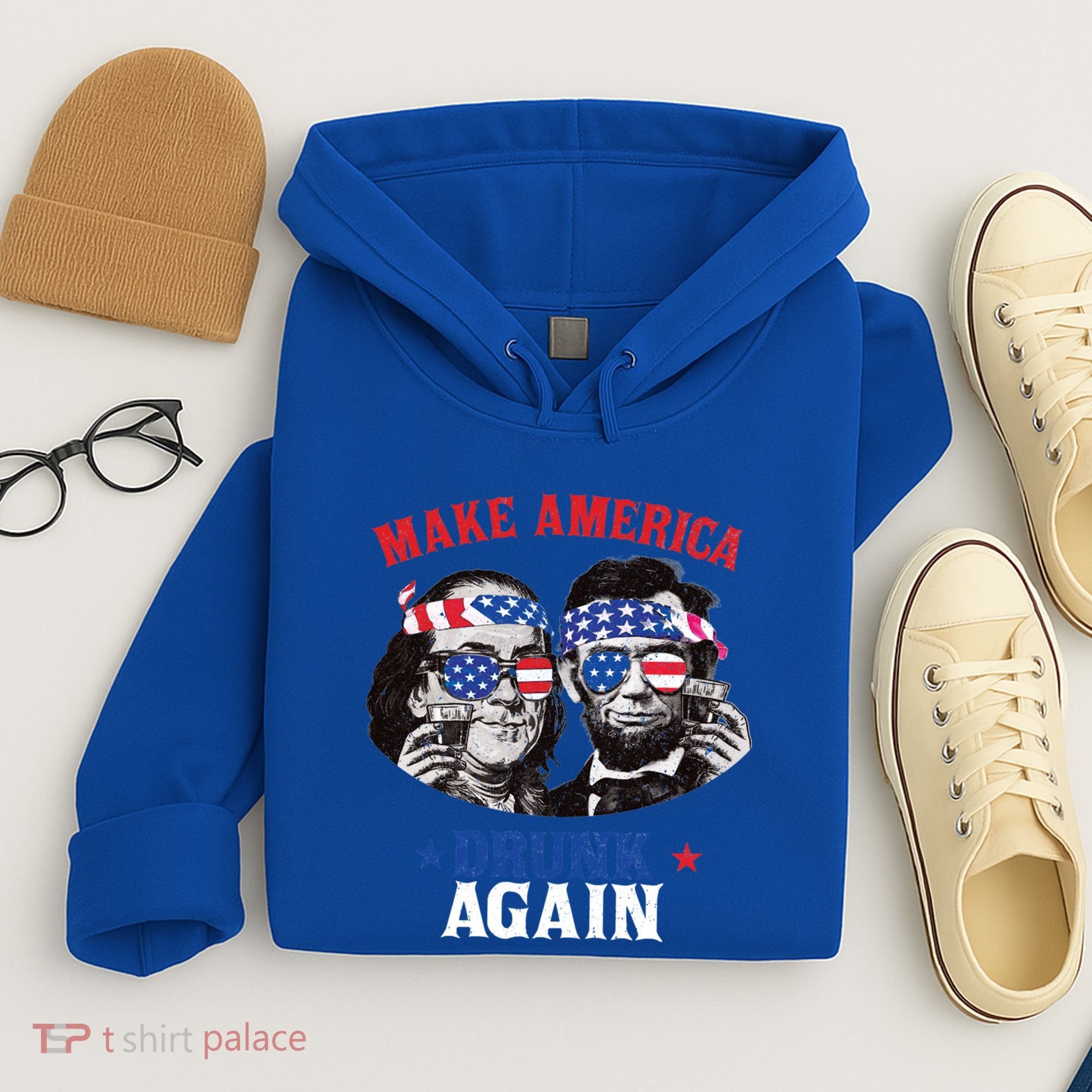 Ben And Abe Make America Drunk Again And Gift Hoodie