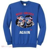 Ben And Abe Make America Drunk Again And Gift Sweatshirt thumb 0