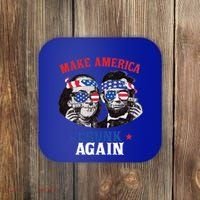 Ben And Abe Make America Drunk Again And Gift Coaster thumb 0