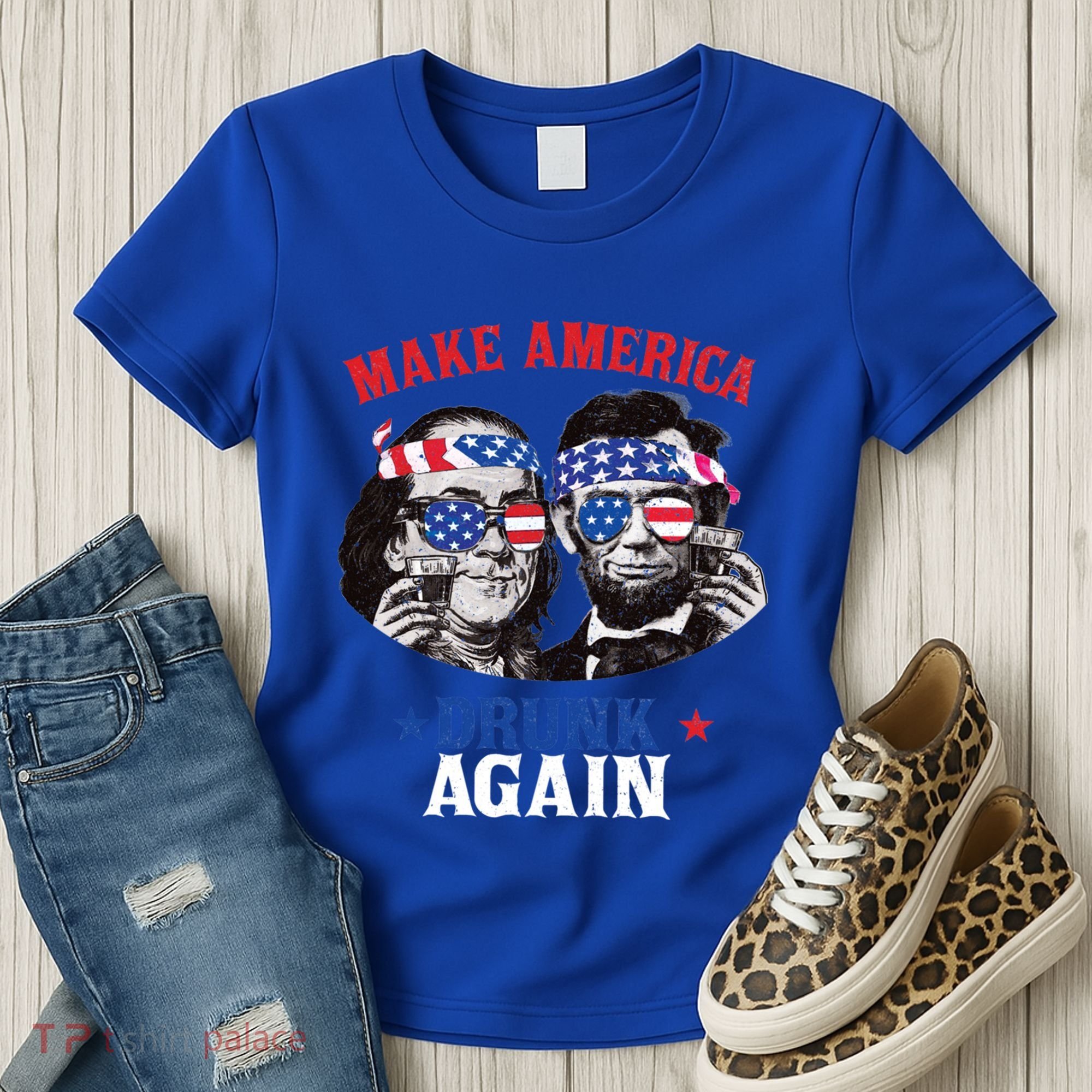 Ben And Abe Make America Drunk Again And Gift Women's T-Shirt