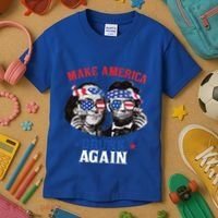 Ben And Abe Make America Drunk Again And Gift Kids T-Shirt thumb 3