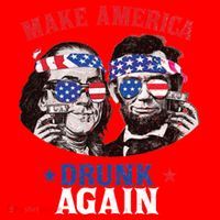 Ben And Abe Make America Drunk Again And Gift Santa Hat thumb 1