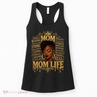Black African American Mom Life Women's Tank Top thumb 0