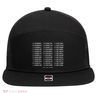 Binary Alphabet Abc + Numbers In Binary Code 7 Panel Mesh Trucker Snapback Hat