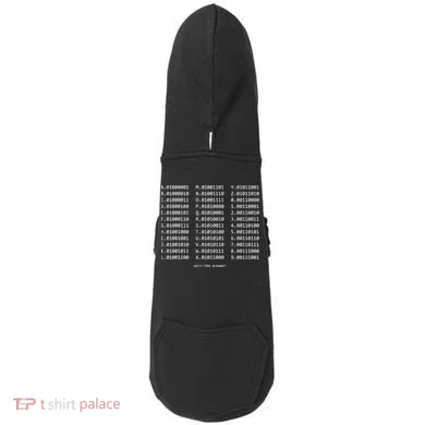 Binary Alphabet Abc + Numbers In Binary Code Doddie Hoodie