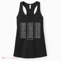 Binary Alphabet Abc + Numbers In Binary Code Women's Tank Top thumb 0