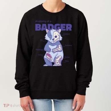 Badger Animal Anatomy Women's Sweatshirt