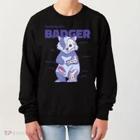 Badger Animal Anatomy Women's Sweatshirt thumb 0