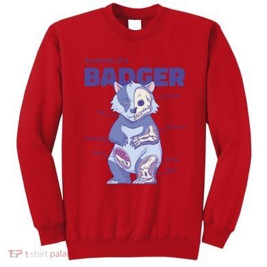 Badger Animal Anatomy Sweatshirt