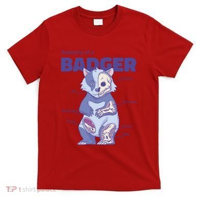 Badger Animal Anatomy T-Shirt
