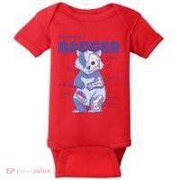 Badger Animal Anatomy Baby Bodysuit thumb 0