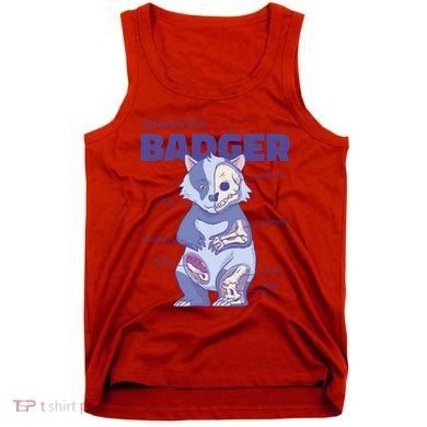 Badger Animal Anatomy Tank Top