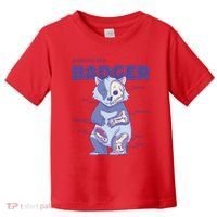 Badger Animal Anatomy Toddler T-Shirt thumb 0