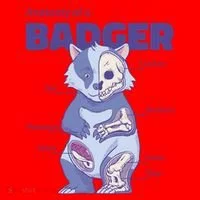 Badger Animal Anatomy Toddler T-Shirt thumb 4