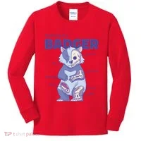 Badger Animal Anatomy Kids Long Sleeve Shirt thumb 0
