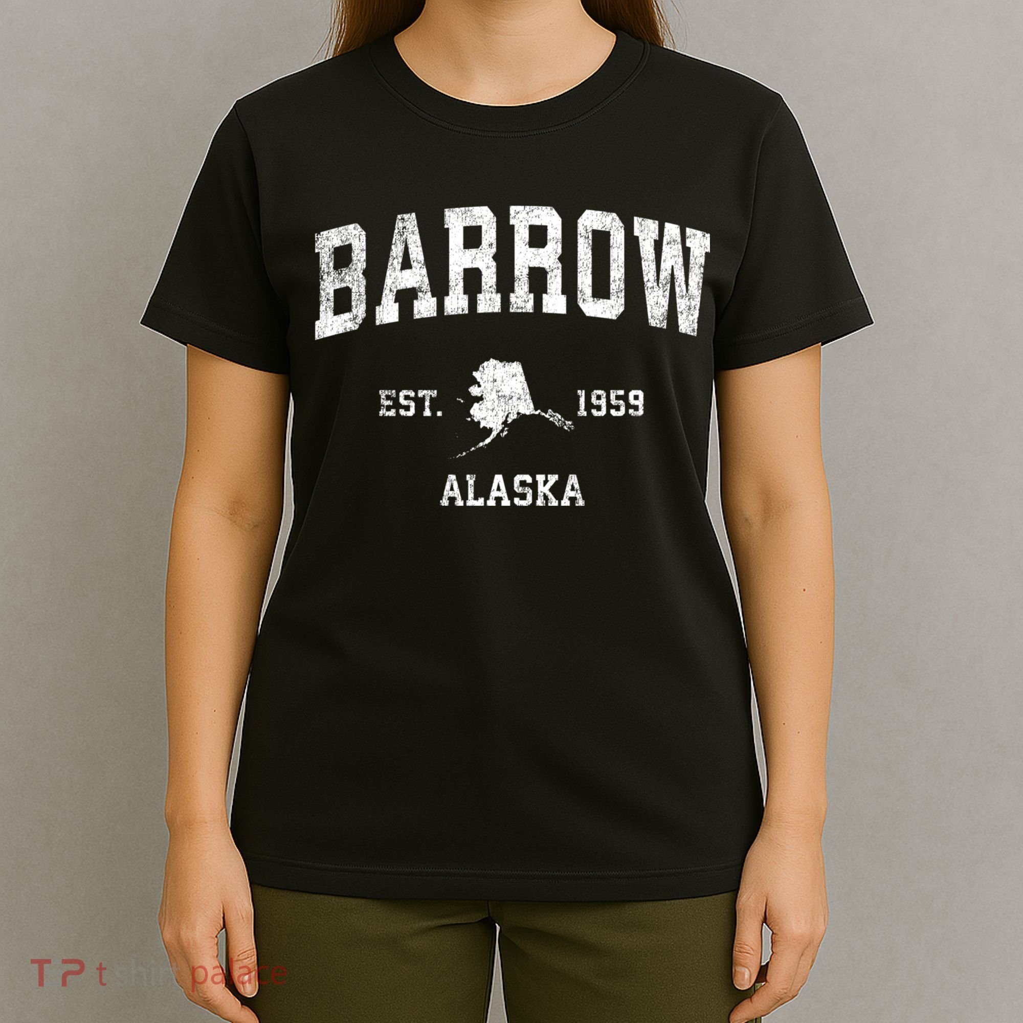 Barrow Alaska Ak Vintage Sports T-Shirt