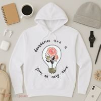 Boundaries Are A Form Of Selfcare Hoodie thumb 3
