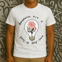 Boundaries Are A Form Of Selfcare T-Shirt thumb 3