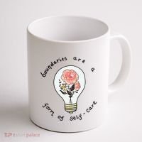 Boundaries Are A Form Of Selfcare Coffee Mug thumb 1