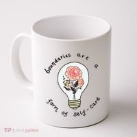 Boundaries Are A Form Of Selfcare Coffee Mug thumb 0