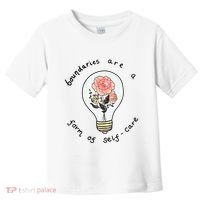 Boundaries Are A Form Of Selfcare Toddler T-Shirt thumb 0