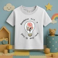 Boundaries Are A Form Of Selfcare Toddler T-Shirt thumb 3