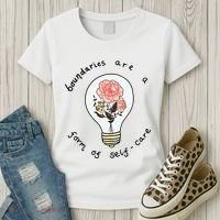 Boundaries Are A Form Of Selfcare Women's T-Shirt thumb 3