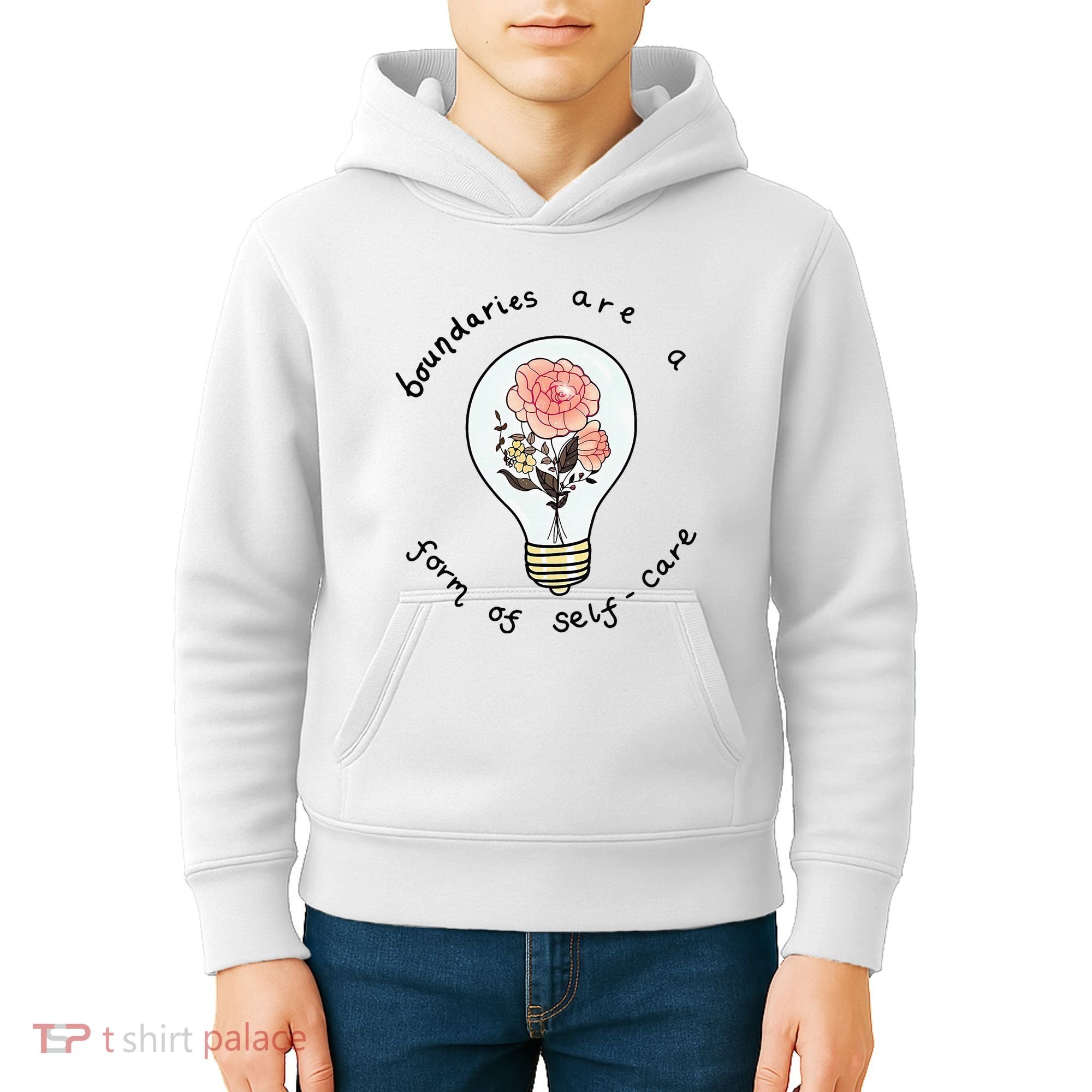 Boundaries Are A Form Of Selfcare Kids Hoodie