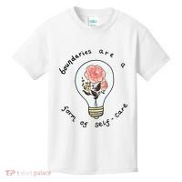 Boundaries Are A Form Of Selfcare Kids T-Shirt thumb 0