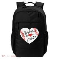 Baseball Auntie Aunt Heart Softball Backpack thumb 0