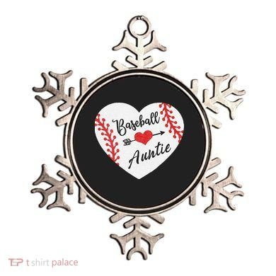 Baseball Auntie Aunt Heart Softball Ornament