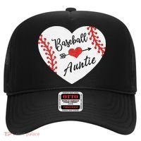 Baseball Auntie Aunt Heart Softball Hat thumb 0