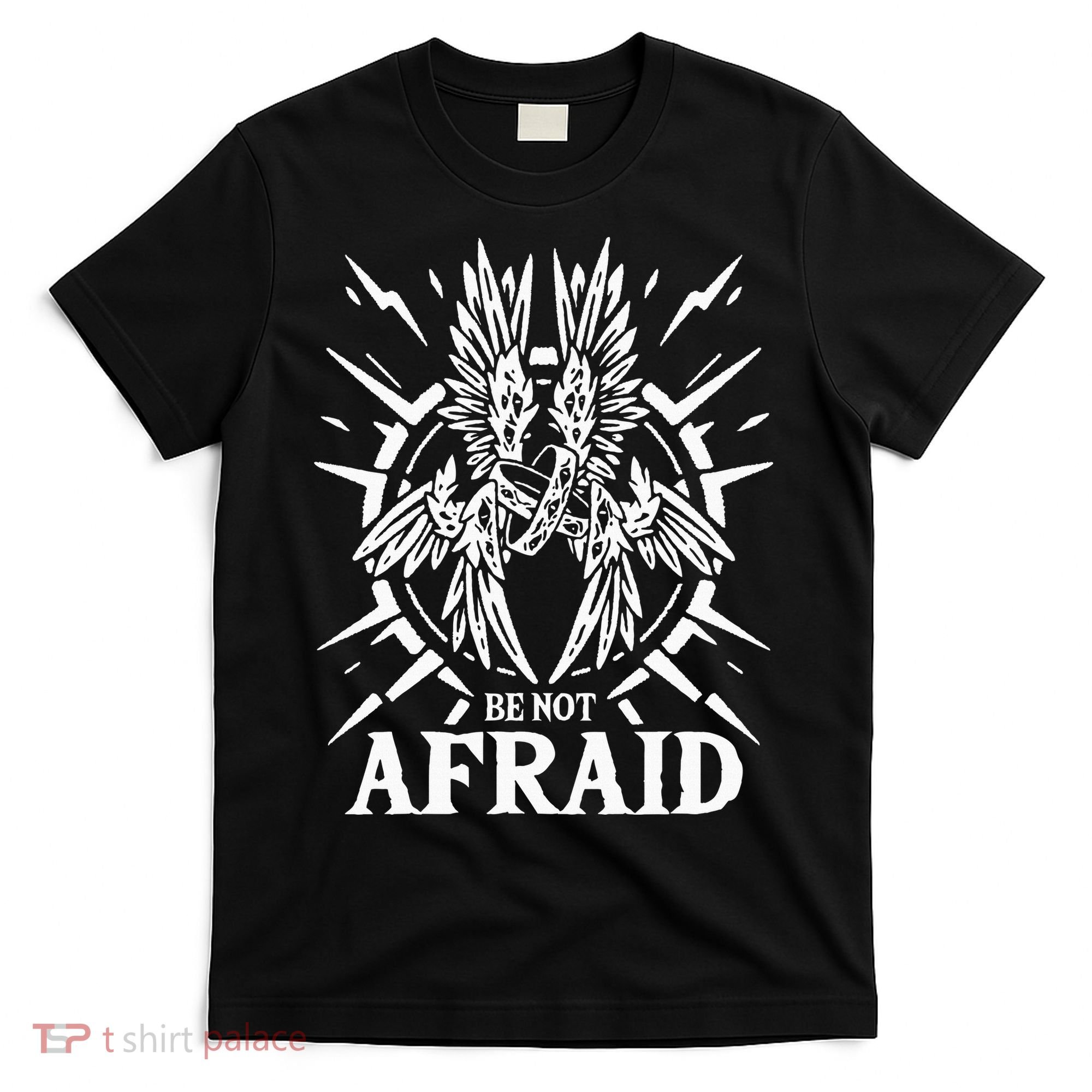 Biblically Accurate Angel Be Not Afraid Bible Angel T-Shirt