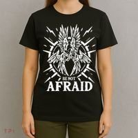Biblically Accurate Angel Be Not Afraid Bible Angel T-Shirt thumb 4