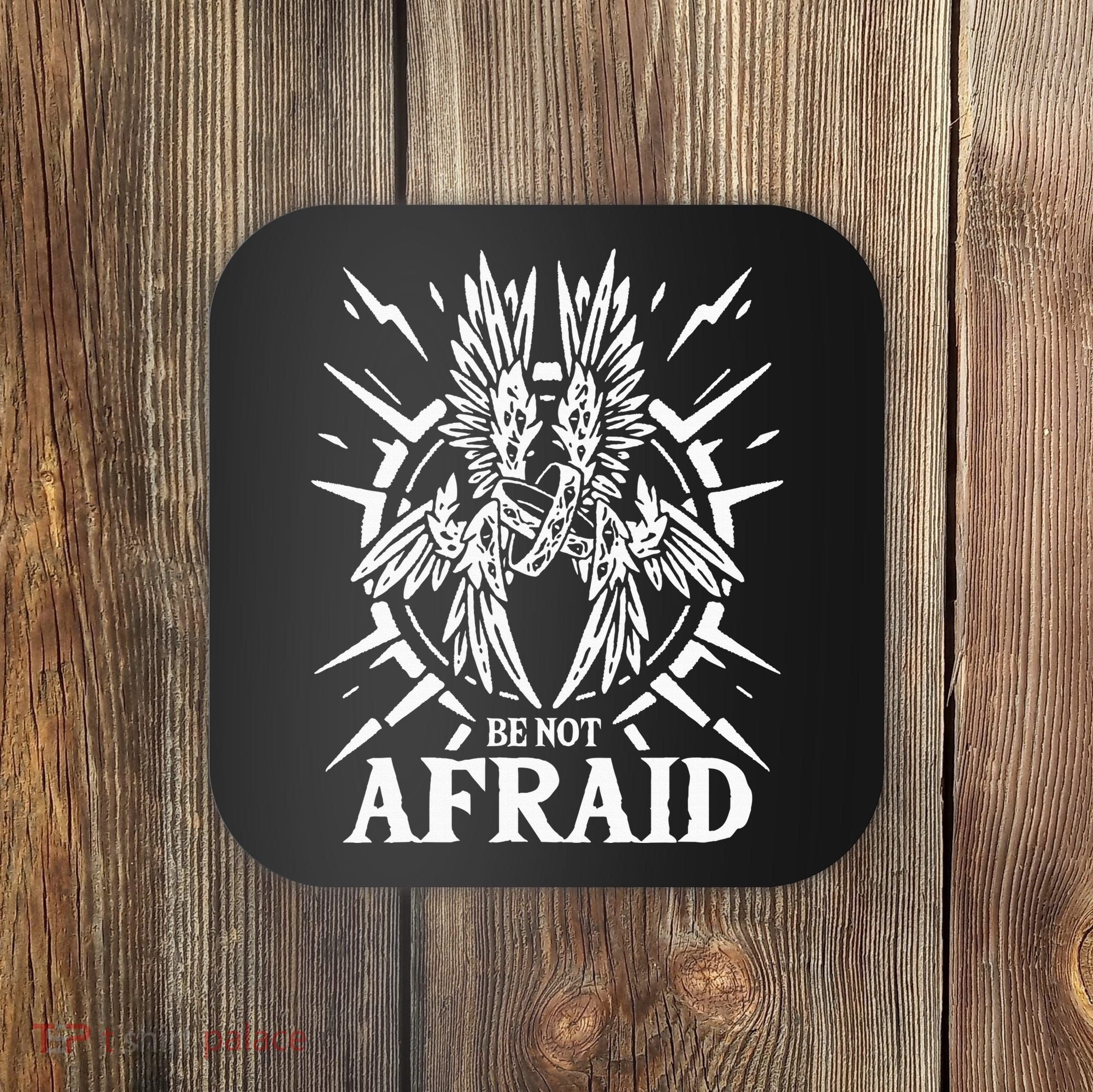 Biblically Accurate Angel Be Not Afraid Bible Angel Coaster