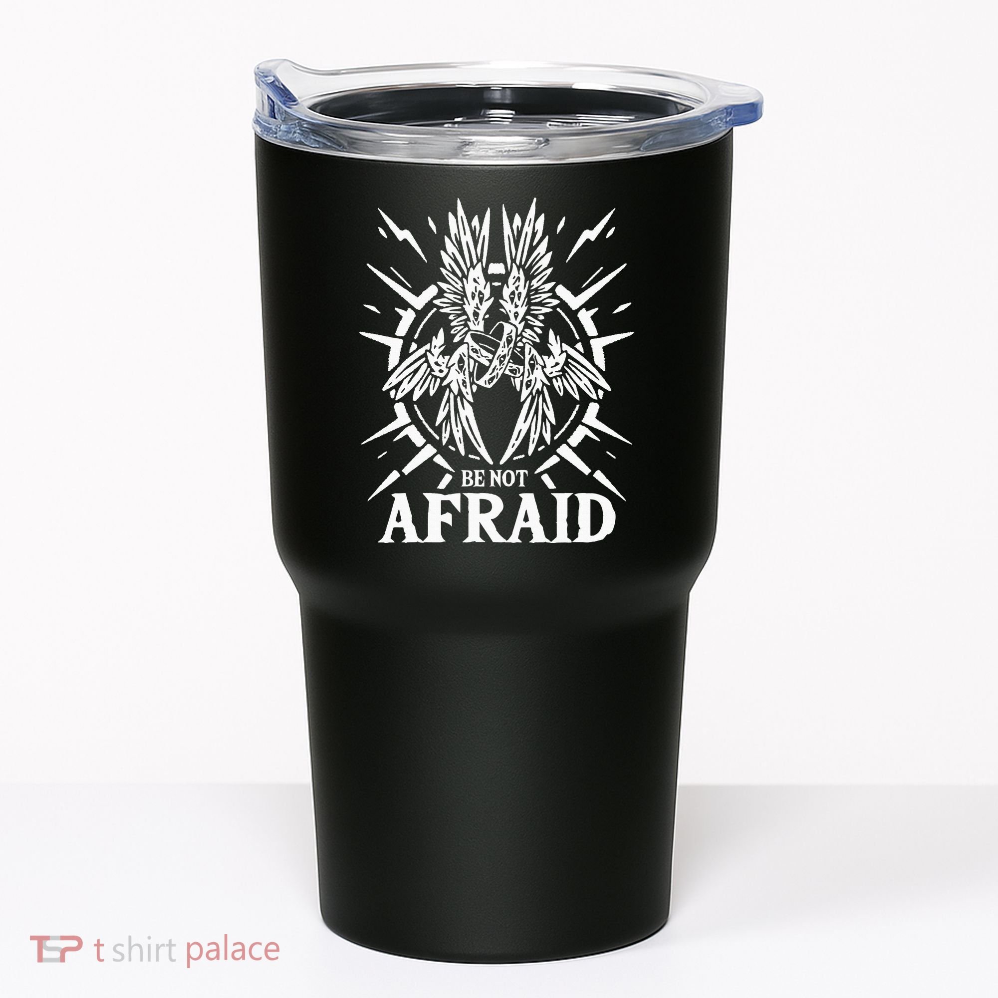 Biblically Accurate Angel Be Not Afraid Bible Angel Tumbler