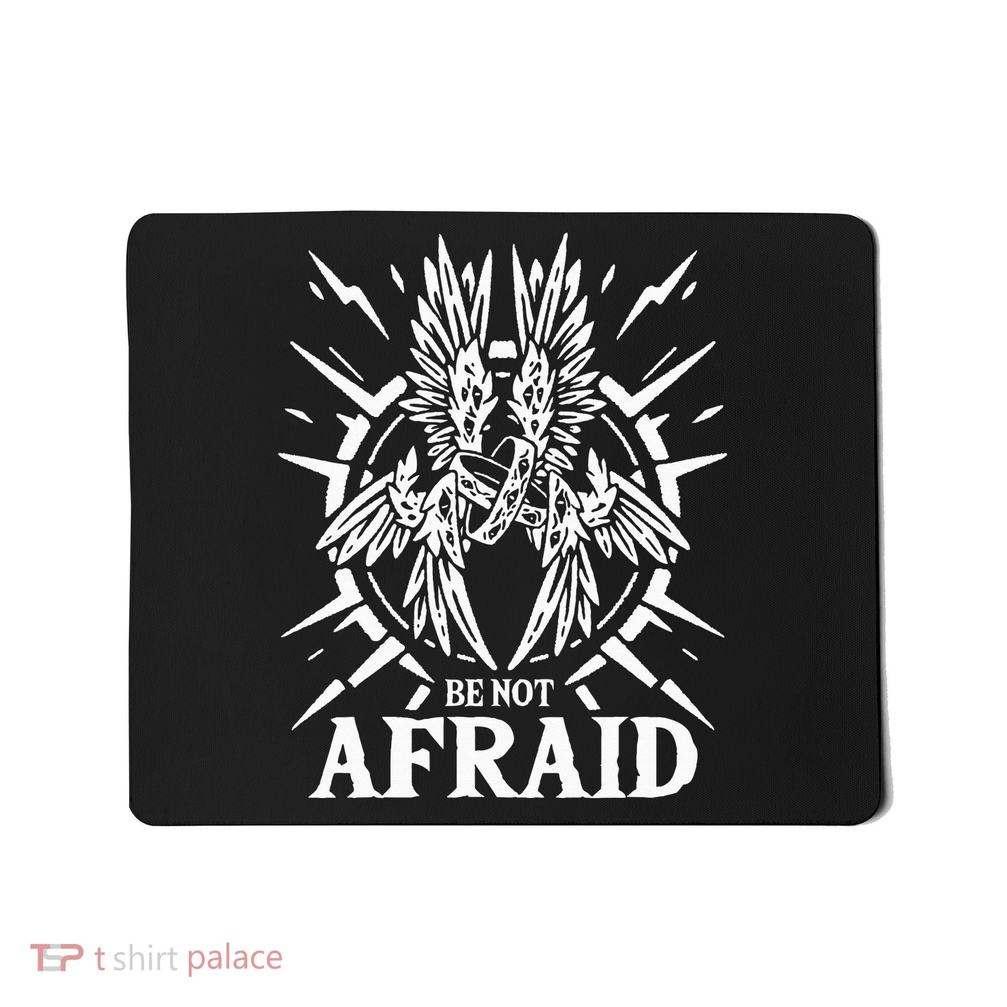 Biblically Accurate Angel Be Not Afraid Bible Angel Mousepad