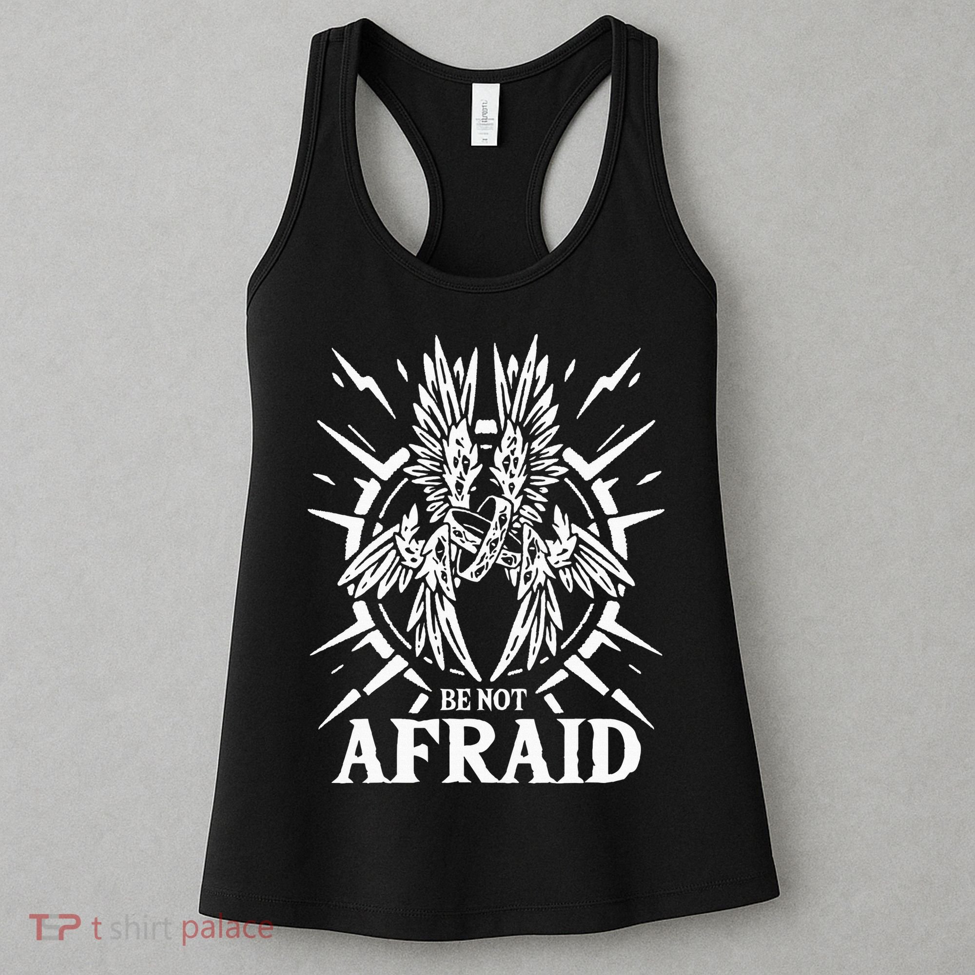 Biblically Accurate Angel Be Not Afraid Bible Angel Women's Tank Top