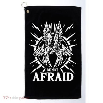 Biblically Accurate Angel Be Not Afraid Bible Angel Golf Towel