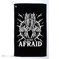 Biblically Accurate Angel Be Not Afraid Bible Angel Golf Towel thumb 0