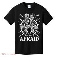 Biblically Accurate Angel Be Not Afraid Bible Angel Kids T-Shirt thumb 0