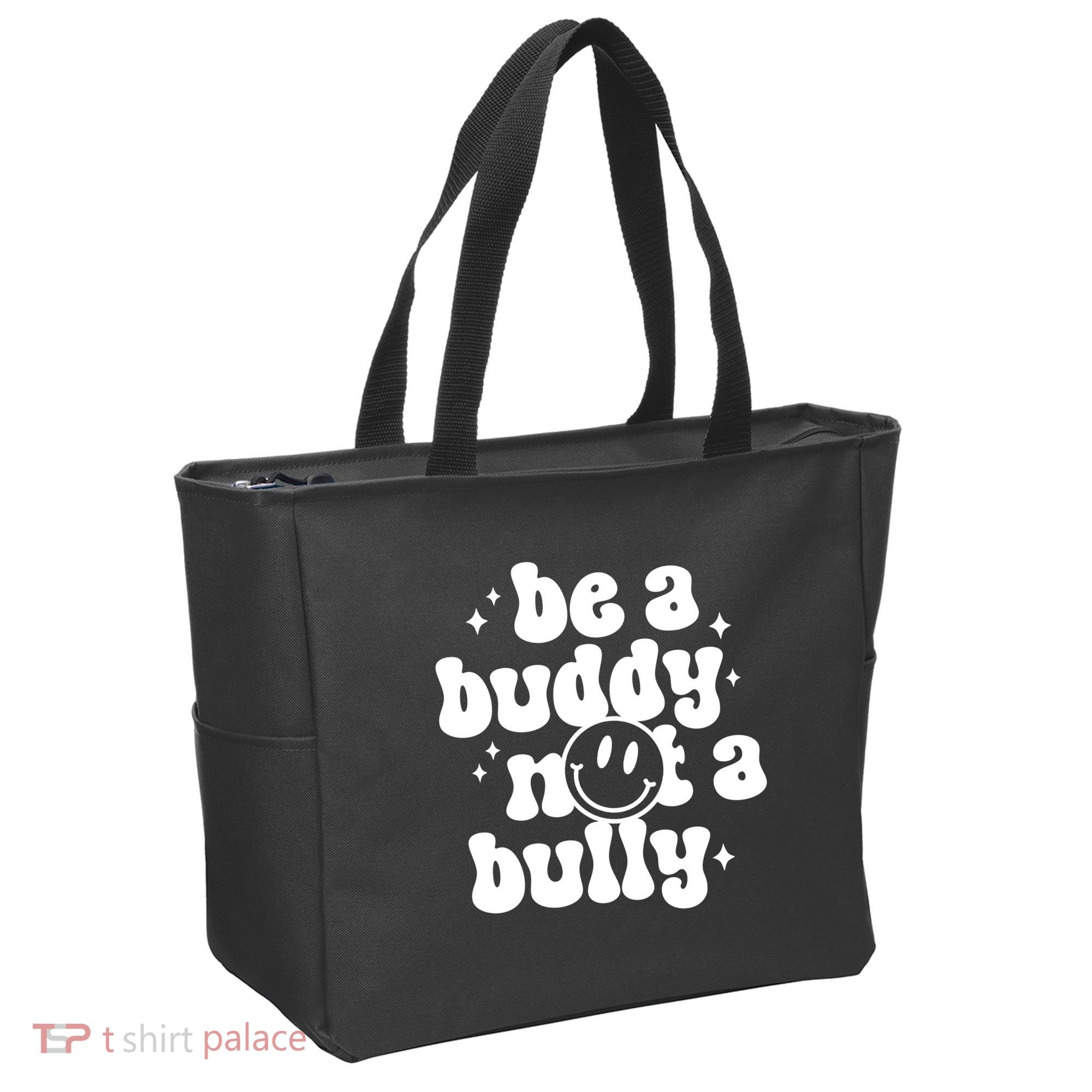 Be A Buddy Not A Bully Retro Smile Anti Bullying Unity Day Tote Bag